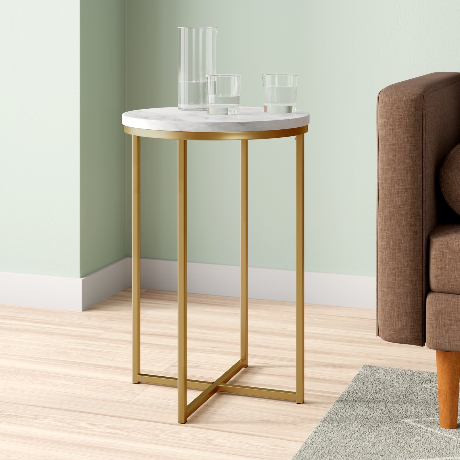 Wasser Cross Legs End Table - Image 2
