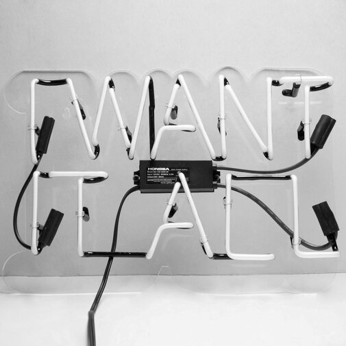 'I Want It All' Neon Sign - Image 1