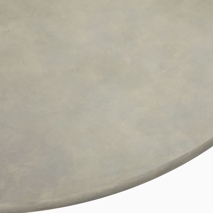 Tambor Concrete Outdoor Drum Coffee Table, 30" - Image 5