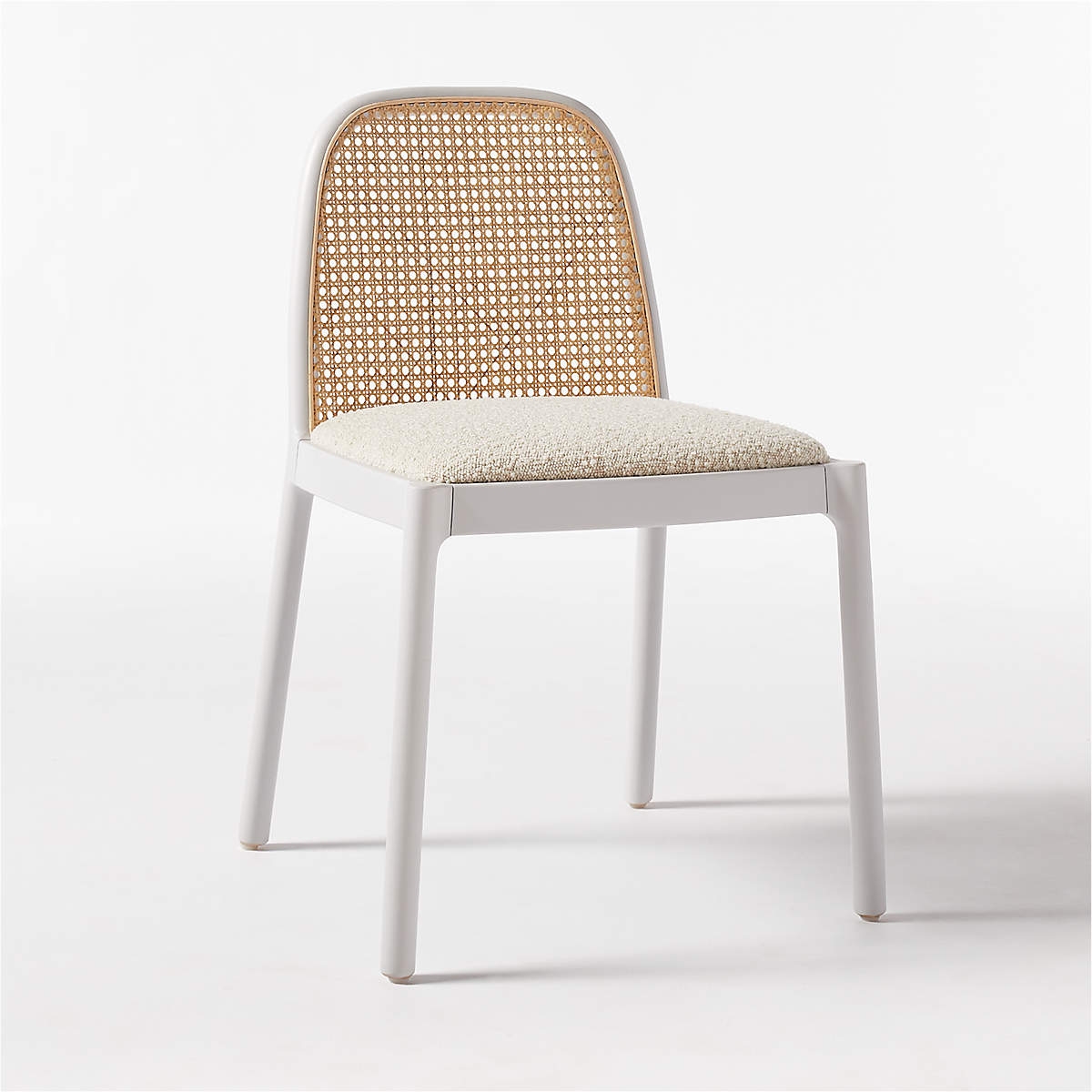 Nadia Cane Chair, White - Image 1