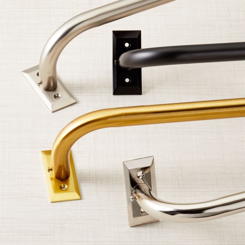 CB Brass Room Darkening Curtain Rod 52"-88" - Image 1