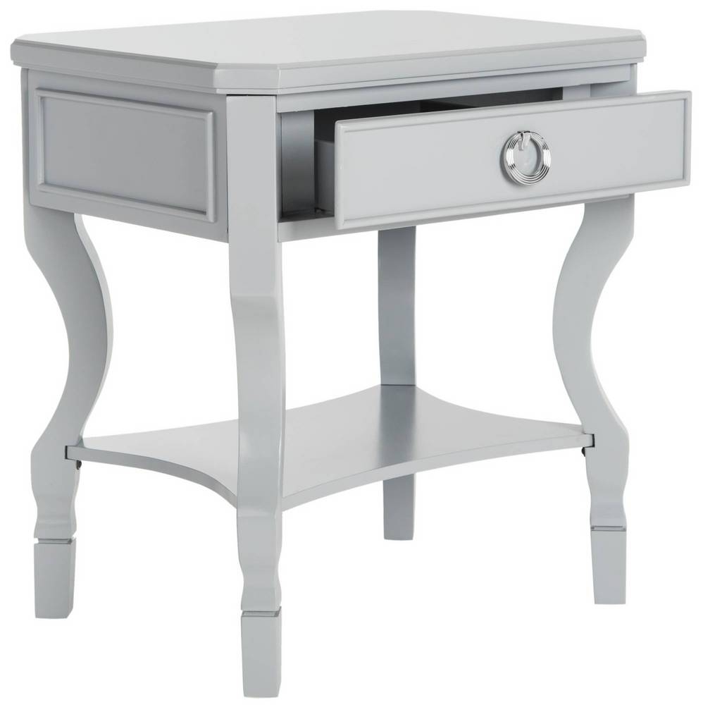 Alaia One Drawer Nightstand - Grey - Arlo Home - Image 0