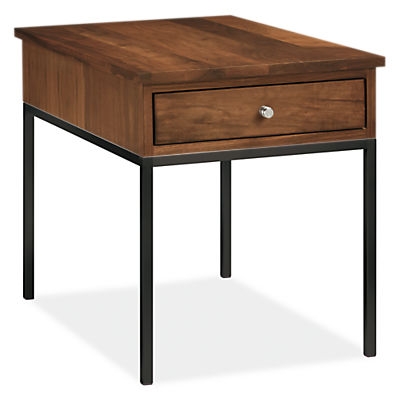 Linear End Table - Walnut, Natural Steel - Image 0