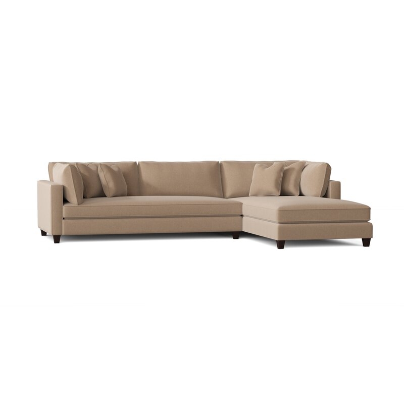 Alexis 109" Sectional - Max Flax - Image 0