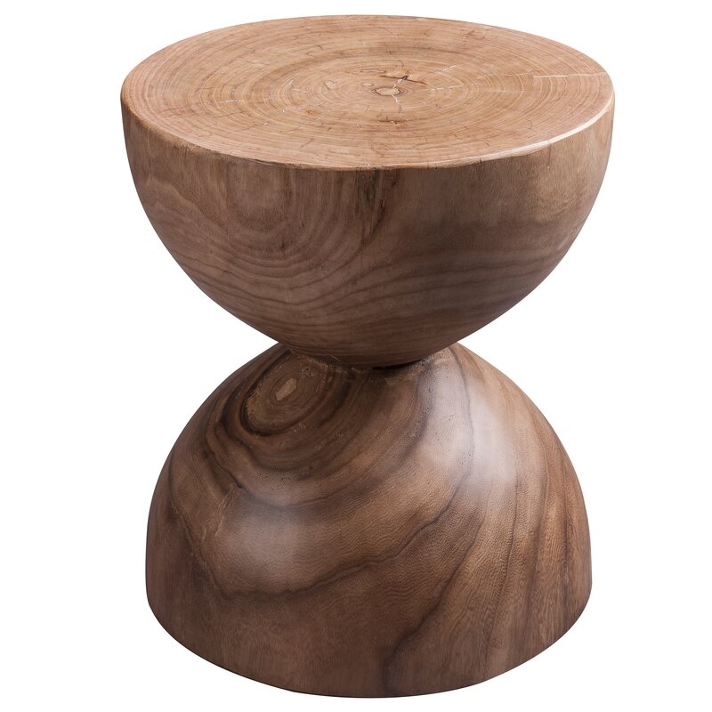Eccles Solid Wood Block End Table - Image 0