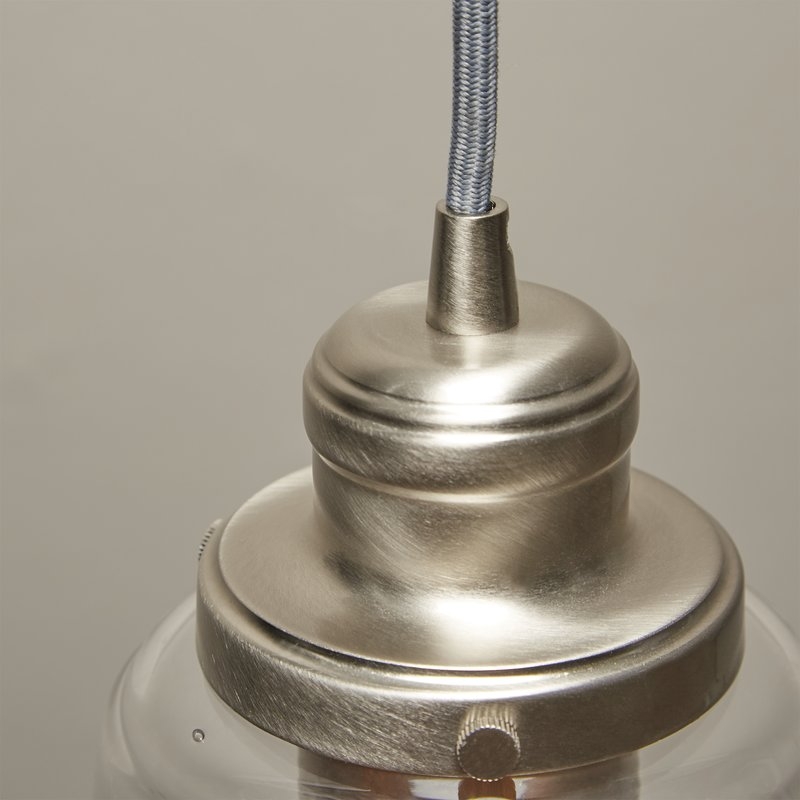 Lorenco 1-Light Cone Pendant - Brushed Nickel - Image 3