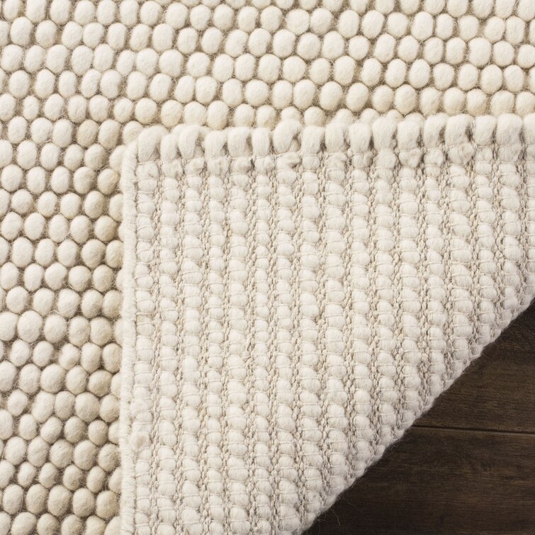Elle Handmade Flatweave Ivory Area Rug - Image 3