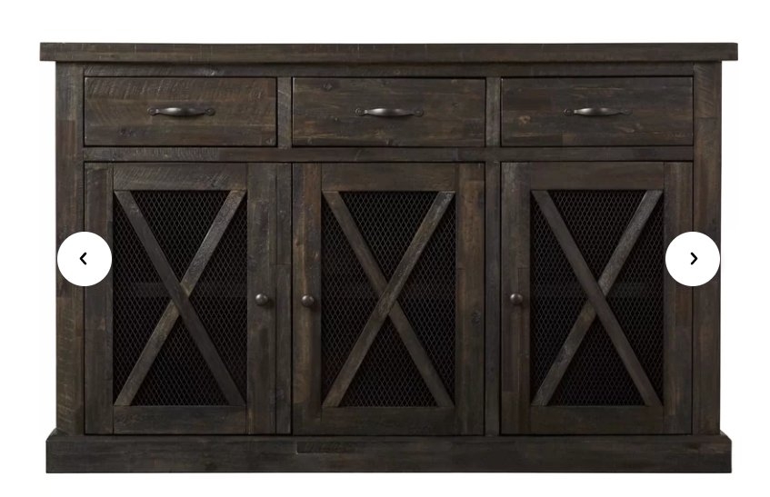 Colborne  3 drawer Acacia wood Sideboard - Image 0