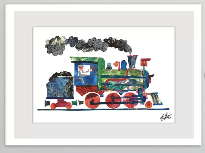 'Steam Train 2' Frame Art 12" x 18" Framed - Image 0