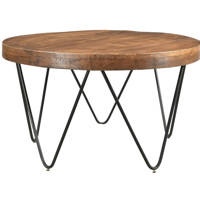 Hankins Round Cocktail Table with Tray Top - Image 0
