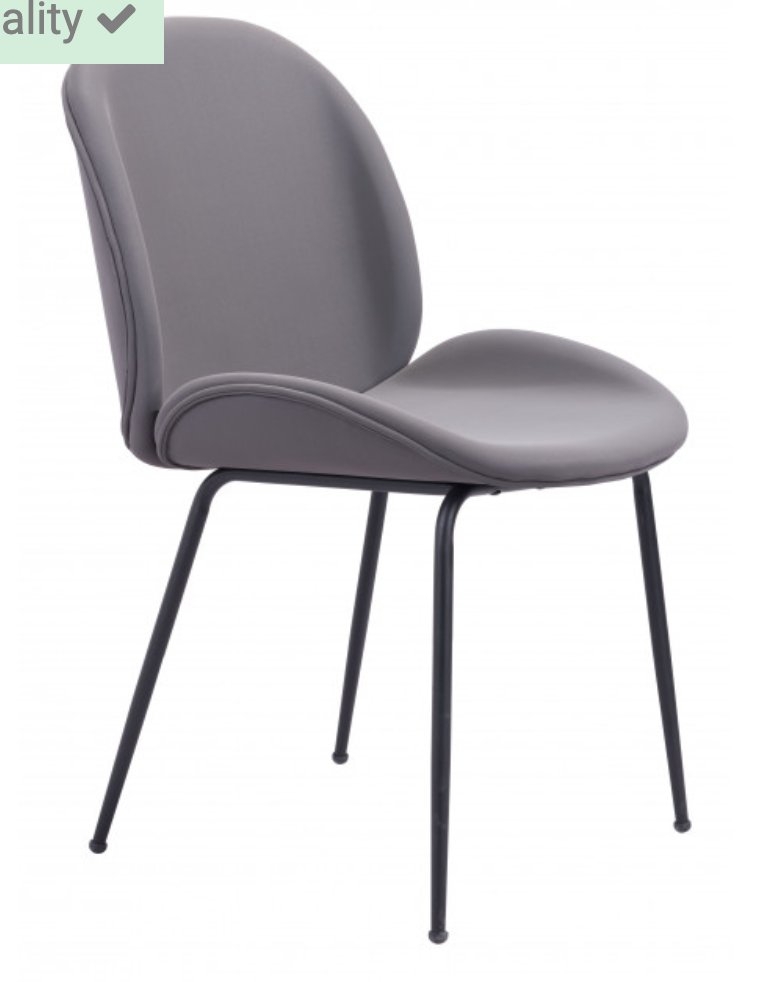 Miles Dining Chair Gray - Image 0