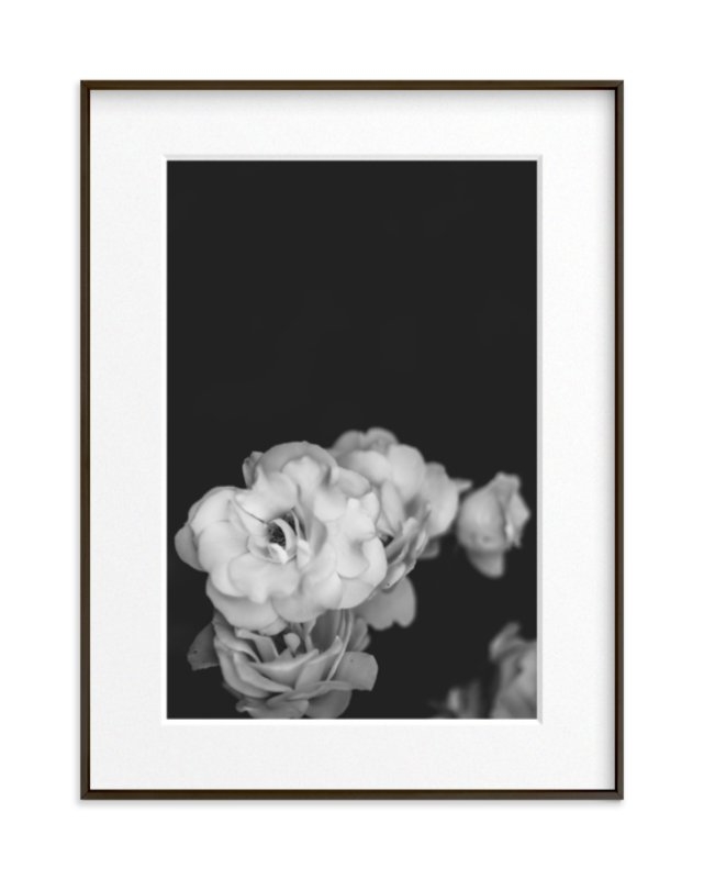 midnight bloom - 18" x 24" - Matte Black Frame - Matted - Image 0