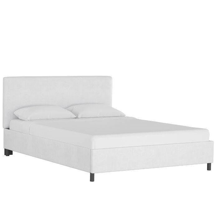 Upholstered Low Profile Platform Bed - Image 1