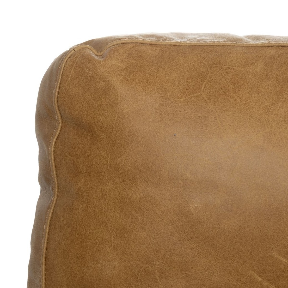 Sampson Italian Leather Sofa - Light Brown - Arlo Home - Image 11