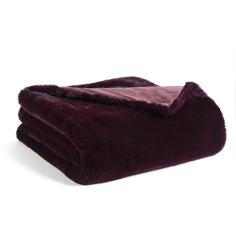 Mabry Super Soft Double Layer Faux Fur Throw - Image 0