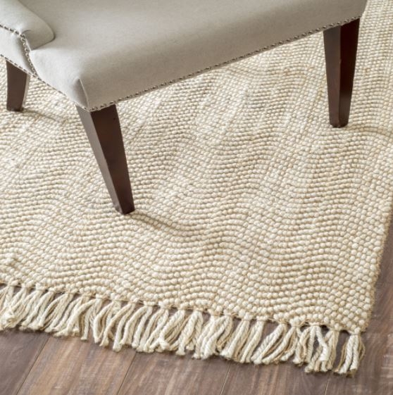 Hand Woven Don Jute with Fringe - 8'6 x 11'6 - Image 2