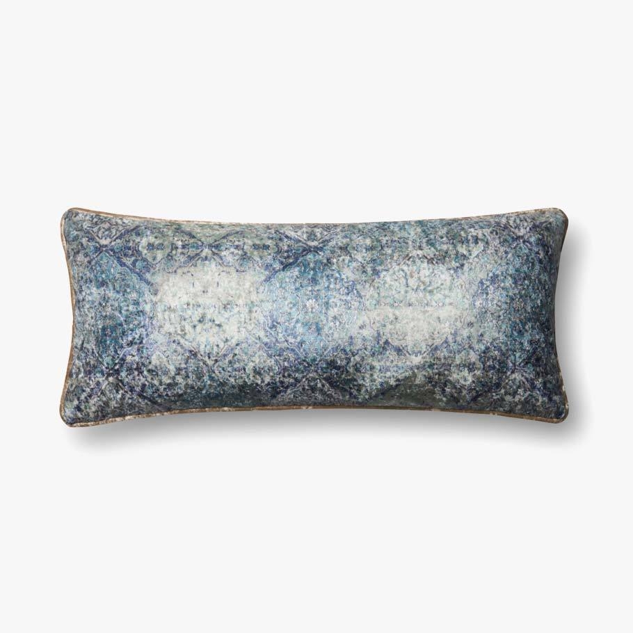 P0565 BLUE PILLOW with poly insert - Image 0