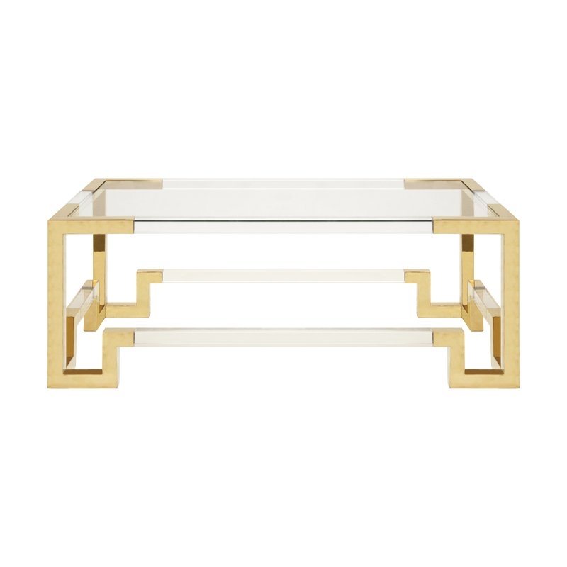 Worlds Away Coffee Table - Brass - Image 0