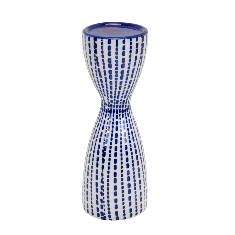 Traditional Pillar Ceramic Candlestick - Image 0
