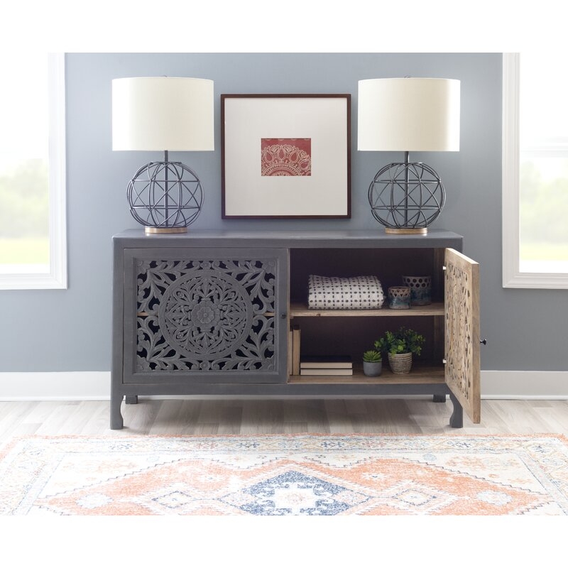 Spahn 60" Wide Wood Sideboard - Image 2