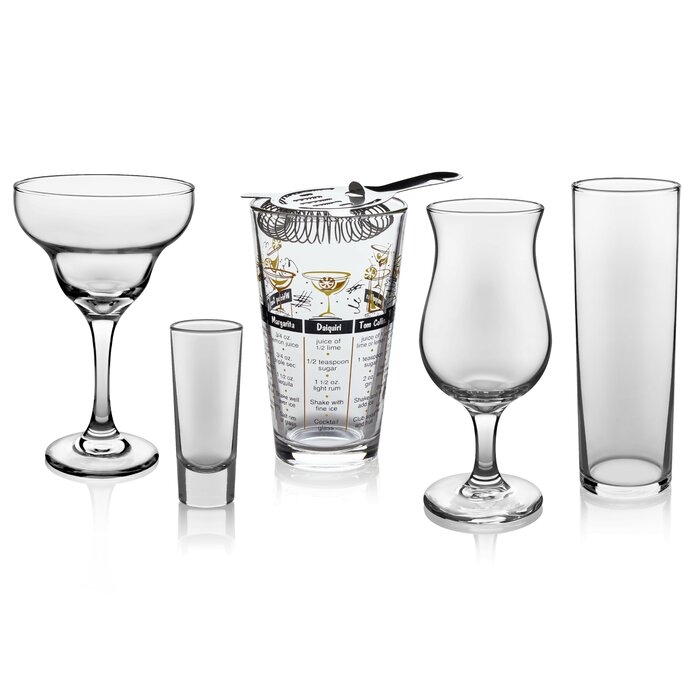 Bar in a Box 18-Piece Assorted Glassware Set - Image 6