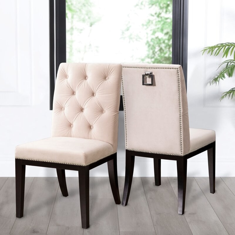 Ingersoll Upholstered Dining Chair / Ivory - Image 0