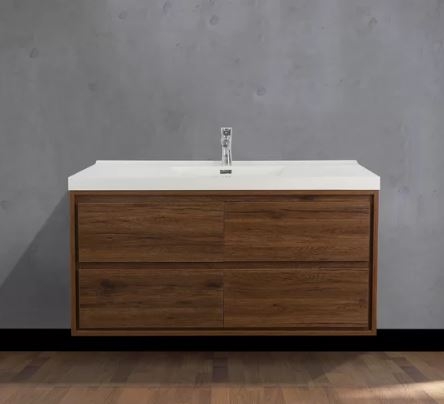 Wittig 47" Wall-Mounted Single Bathroom Vanity Set - Image 0
