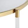 Stefania Gold and Acrylic Coffee Table - Style # 55K04 - Image 1