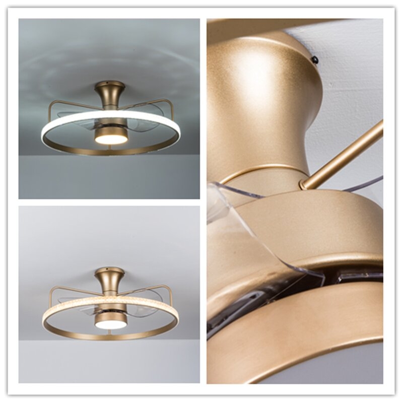 Ezrael 26'' Ceiling Fan with LED Lights - Image 2