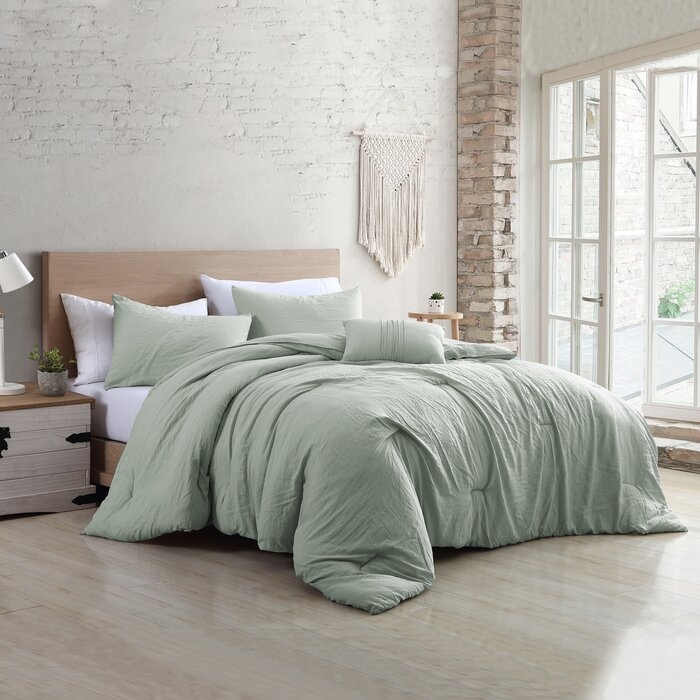 Modern Threads 4-Piece Garment-Washed Comforter Set Beck - Image 1