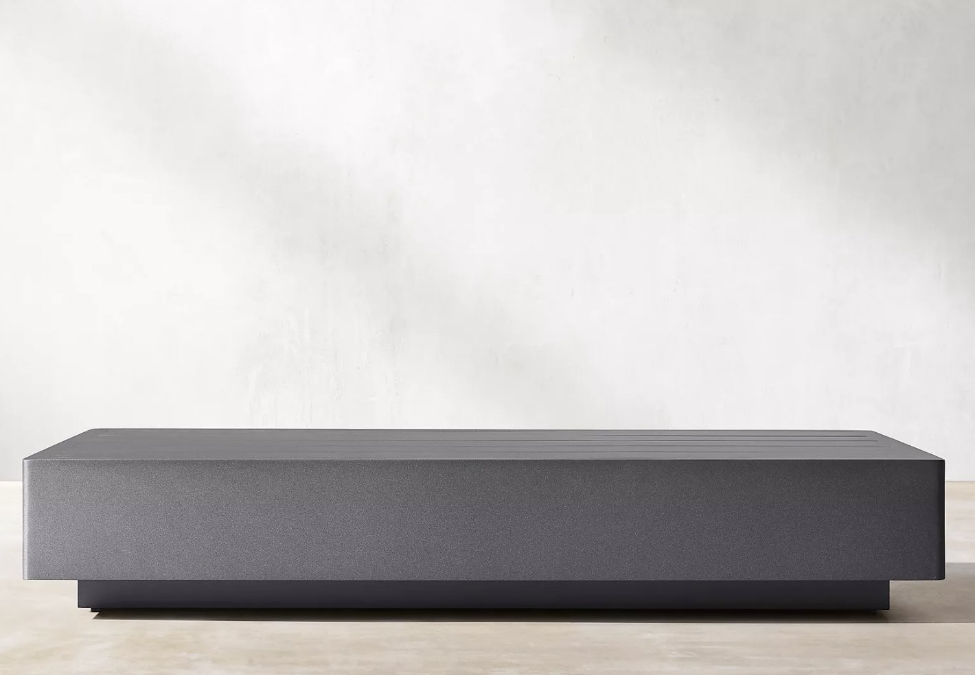 MAYA ALUMINUM COFFEE TABLE - Image 0