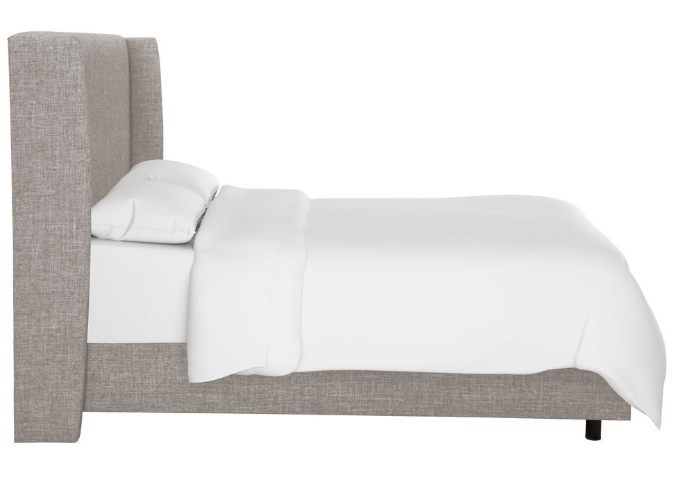 Adara Linen Bed, King, Zuma Gray - Image 1