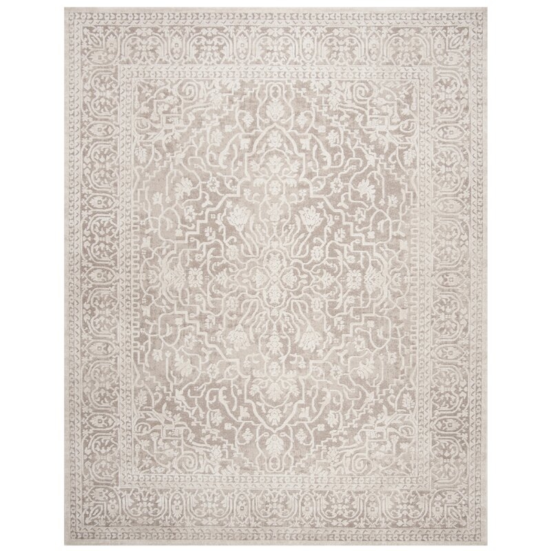 Oxon Hill Oriental Beige/Cream Area Rug - Image 1