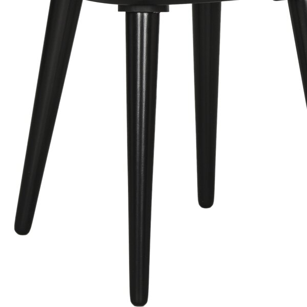 Teo Solid Wood Dining Chair in Black (Set of 2) - Image 7