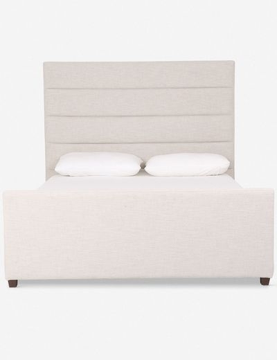 Delicia Bed, Cambric Ivory King - Image 0