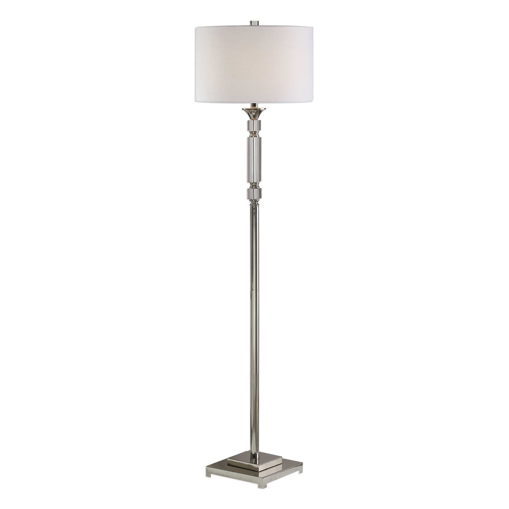 Volusia Nickel Floor Lamp - Image 0