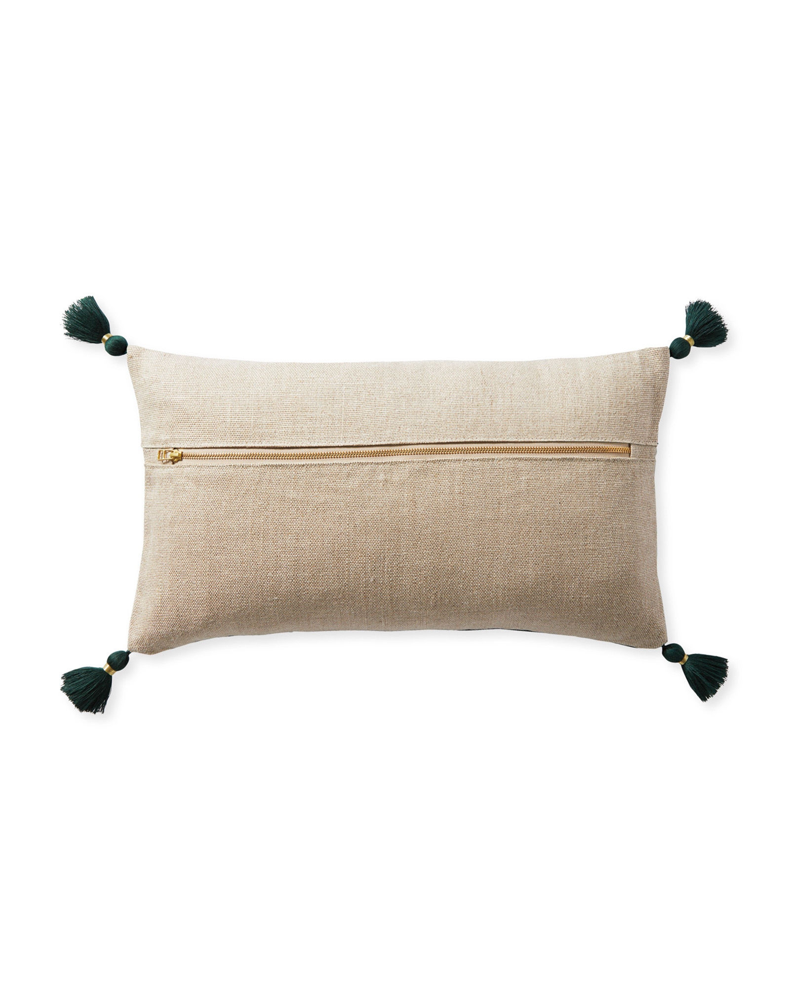 Suede Eva 12" x 21" Pillow Cover - Evergreen - Insert sold separately - Image 1
