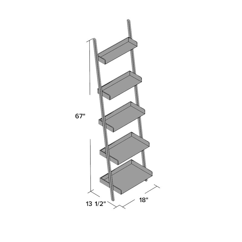 Saniyah Ladder Bookcase - Image 2