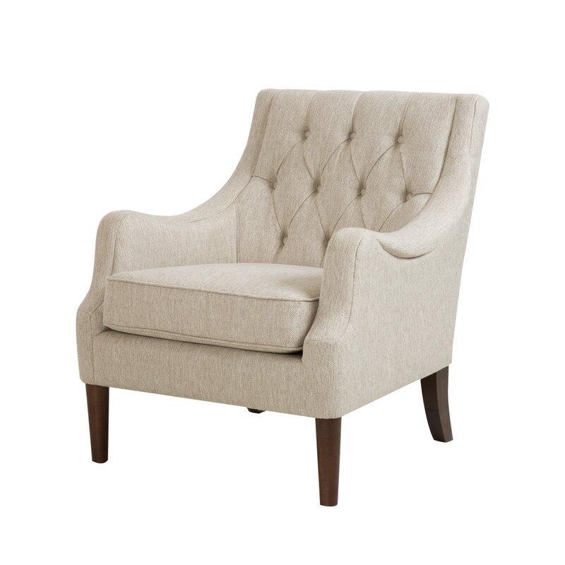 Galesville 29.25'' Wide Tufted Wingback Chai - Image 0