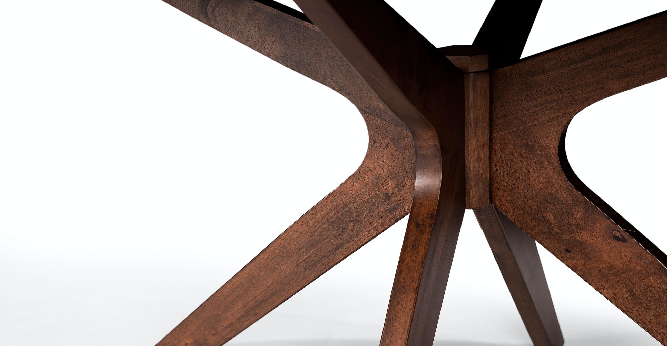 Conan Walnut Oval Dining Table - Image 1