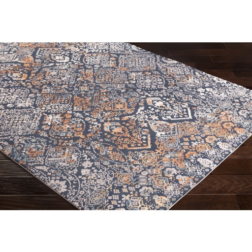 Topkapi Blue Indoor 8'10" x 13'1" Machine Woven Rug - Image 1