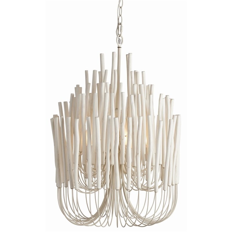 Tilda 5 - Light Unique / Statement Tiered Chandelier with Wrought Iron Accents - Image 0