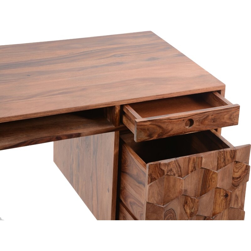 Govea 54'' Solid Wood Desk - Image 2