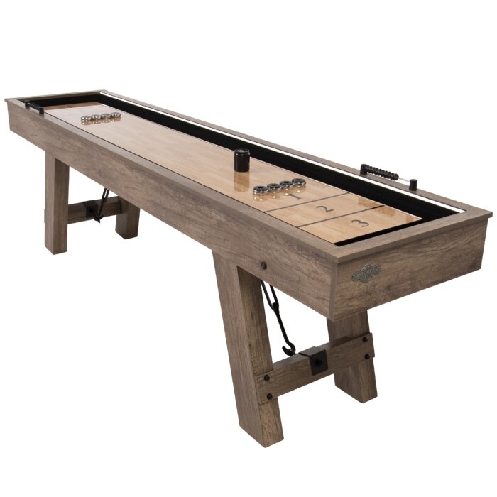 Legend Brookdale 9' LED Shuffleboard Table with Bowling - Image 2
