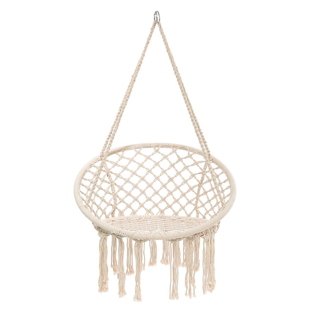 White Merced Hanging Chair Hammock - Image 1