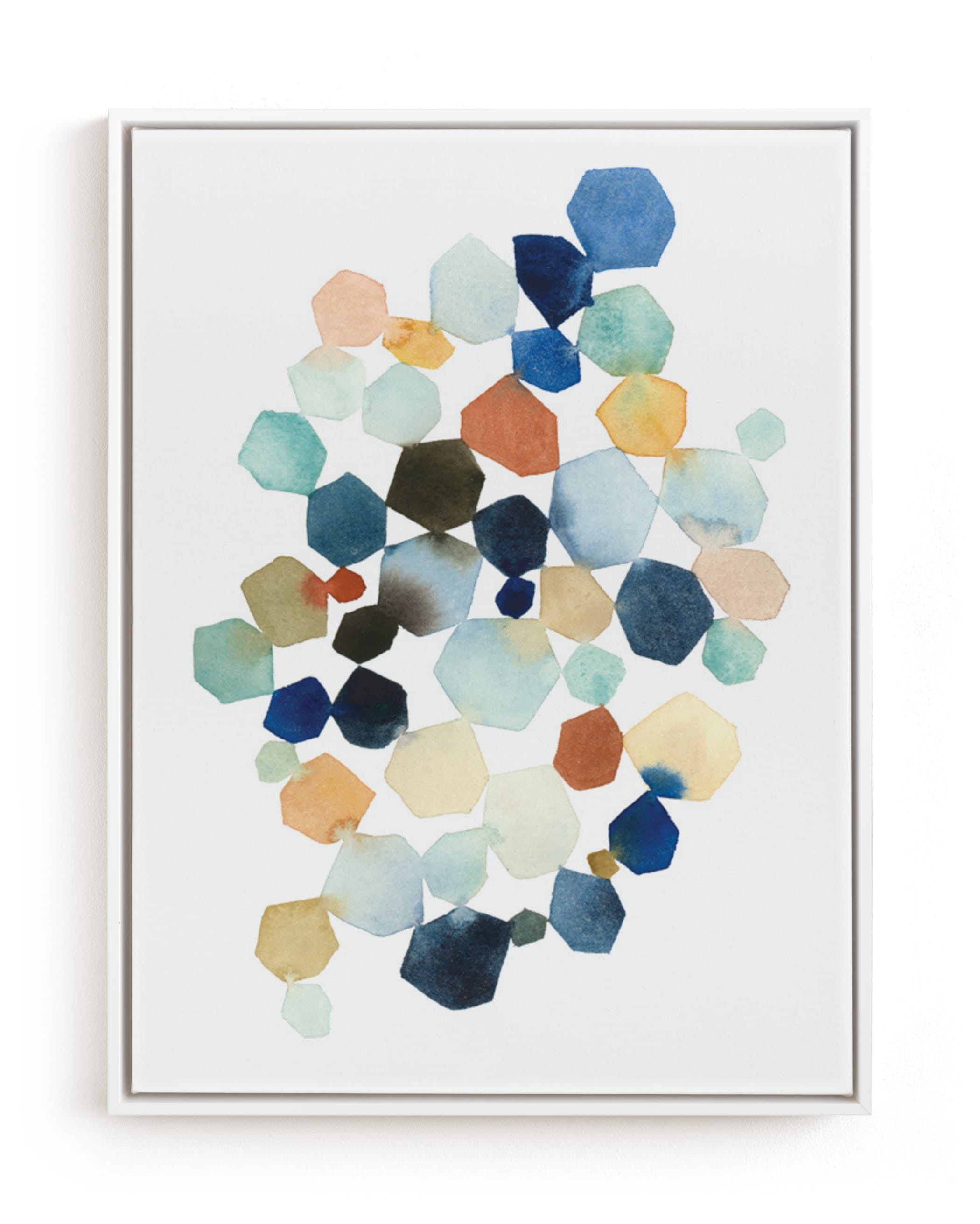 Hexagon Cluster Art Print - Image 0
