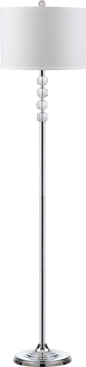 Vendome 60-Inch H Floor Lamp - Clear/Chrome - Arlo Home - Image 0