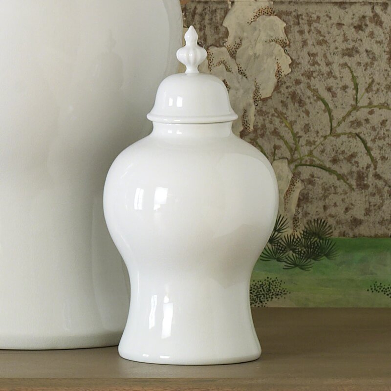 Hession Round Porcelain Jar - Image 0