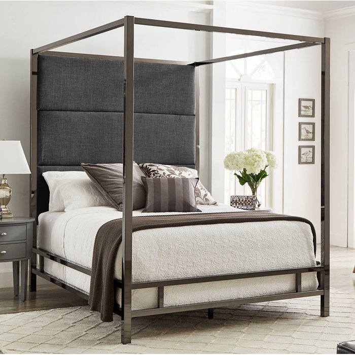 Moyers Upholstered Canopy Bed - Image 0