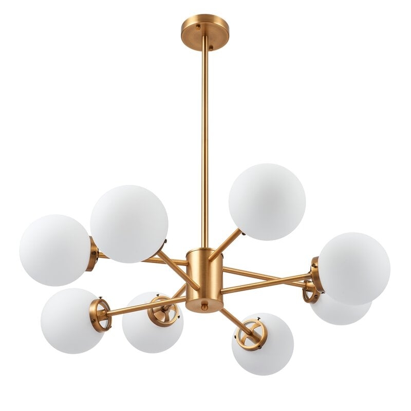 Bustillos 8 - Light Sputnik Modern Linear Chandelier - Image 0